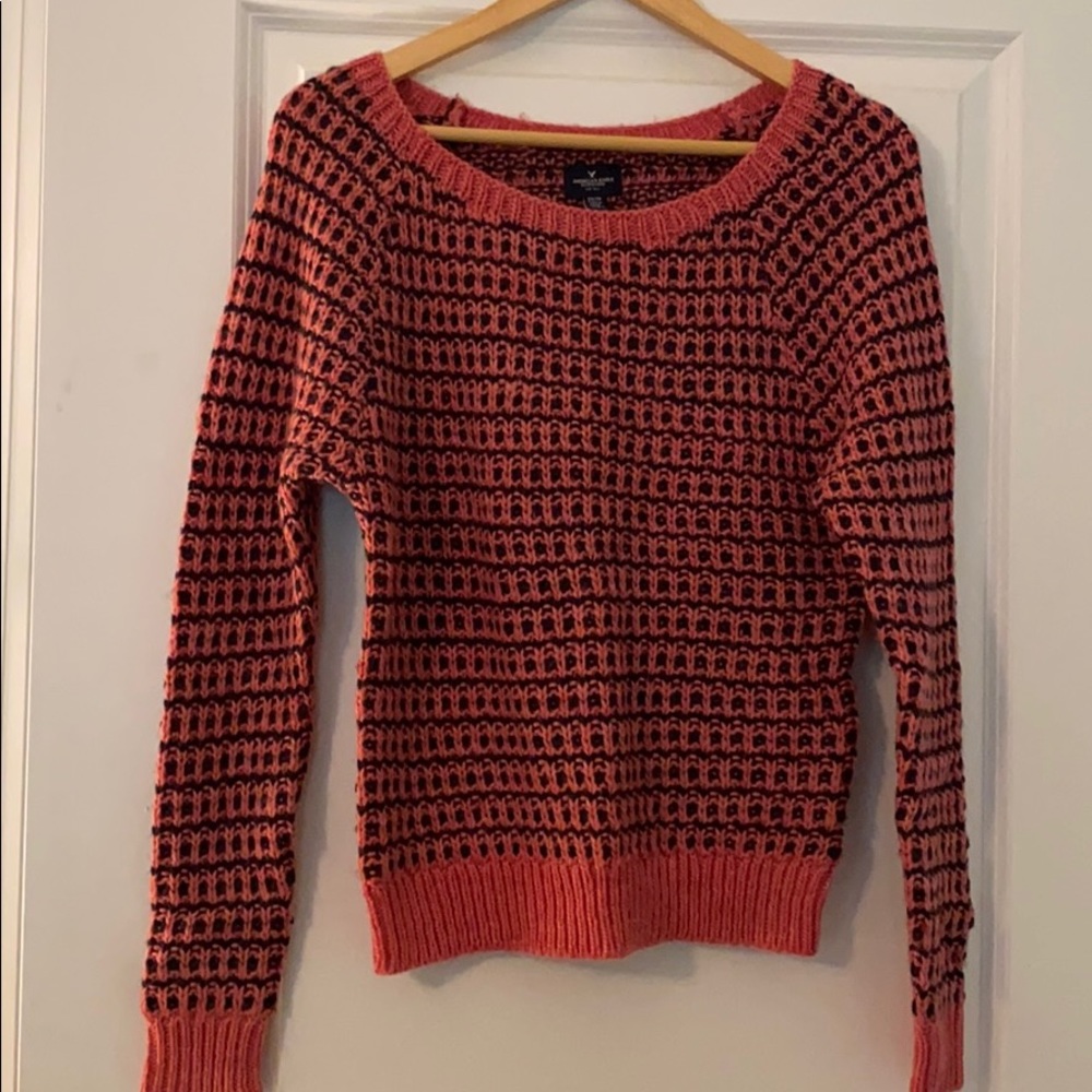 comfy patterned sweater